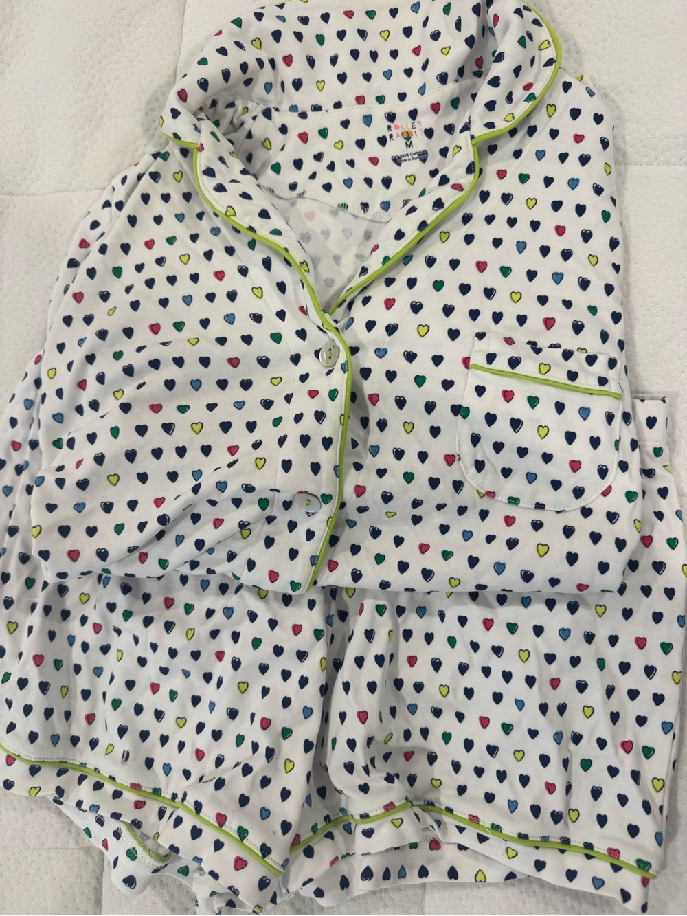 Roller Rabbit Hearts Pajama Set